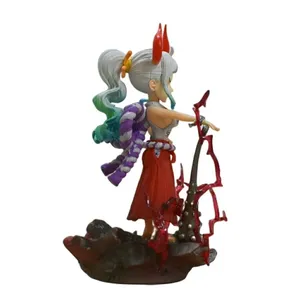 4.53in/11,5 cm <span class=keywords><strong>Anime</strong></span> One Pieces figura <span class=keywords><strong>Yamato</strong></span> figura PVC coleccionable estatua modelo juguetes regalos - Product Image 3
