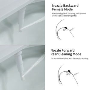 Bidet de <span class=keywords><strong>toilette</strong></span> sans électricité <span class=keywords><strong>ANGEL</strong></span> A8802, style moderne, ABS blanc, <span class=keywords><strong>eau</strong></span> douce, buse autonettoyante, jet d'<span class=keywords><strong>eau</strong></span> réglable - Product Image 2