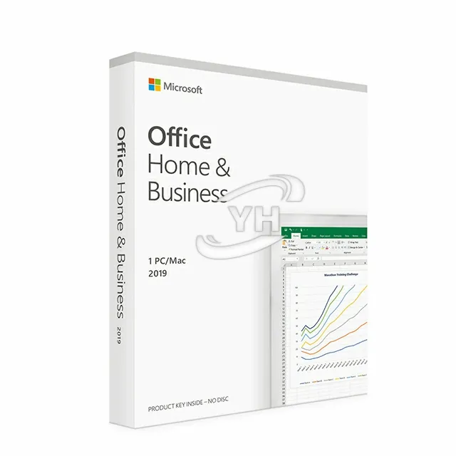 Microsoft Office 2019 Home and Business For Windows Digital retail key office 2019 hb for windows online activate(1set=10pcs)
