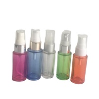 Flacon cosmétique transparent en PETG avec pompe, conteneur pour lotion, impression personnalisée