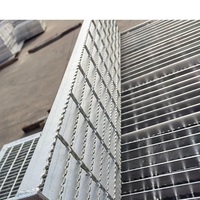 Grille de protection en acier galvanisé à chaud, soudée, pour plateforme, couvercle de drain extérieur