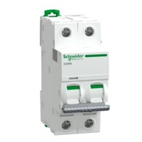 Disjoncteur bipolaire courbe C MCB IC65N 2P C16A Pro 16A pour panneaux de distribution industriels, neuf et original, avec protection contre les surcharges et les courts-circuits