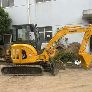 Mini-excavatrice Komatsu Pc35 d'occasion, 3,5 tonnes, modèle japonais 2022, moteur PLC, pompe, roulement, boîte de vitesses, en vente - Product Image 1
