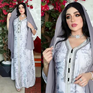 דובאי אופנה מוסלמי העבאיה שמלת לנשים עיד 2022 מרוקאי קפטן טורקיה ערבית עומאן בגדים אסלאמיים