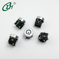 Mini-interrupteur tactile LED 6x6mm avec bouton-poussoir LED SMD, terminal 1NO, personnalisation de divers logos sur les capuchons de boutons