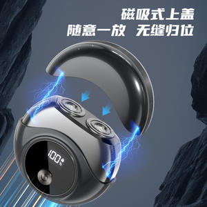 Minhuang Mini <b>Electric</b> <b>Shaver</b> For Men Gun Gray Rechargeable Washable Rotary With Led Display 15 Days Battery Life - Product Image 3