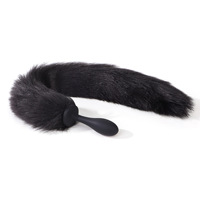 Queue de renard réaliste en silicone pour femmes, plug anal en fausse fourrure, jouet de cosplay et de jeu de rôle, livraison discrète