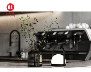 Factory Supply Hot Sale Cafe Shop Bar Counter Custom Dessert Display Cabinets Cool Coffee Shop Design - Product Image 4