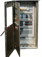 Armoire de distribution complète en acier inoxydable avec boîtier de surveillance et de contrôle pour l'alimentation industrielle
