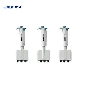 BIOBASE Good Quality Micro 8-Channel Pipette 0.5-10 5-50 50-300 Micro Liter Volume Range 8-Channel Pipette for labs