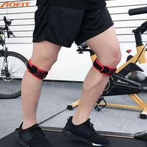 Genouillères ajustables avec stabilisateurs rotuliens et sangle de soutien en TPE pour le soulagement des douleurs au genou - Product Image 4
