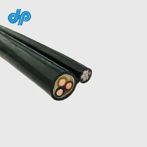 0.6/1KV Sheathed Triplex Catenary Power Cable with Steel Messenger