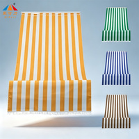 Tissu de remplacement pour auvent rétractable extérieur imperméable, protection solaire, abri de pluie, auvent manuel rétractable en aluminium