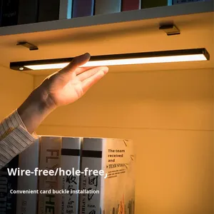运动感应 <span class=keywords><strong>LED</strong></span> 灯带 可调光 超亮 USB 可充电 无线粘贴式夜灯 适用于楼梯、台阶、衣柜 - Product Image 4