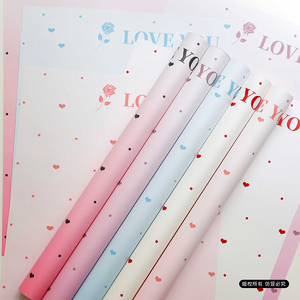 Papel <span class=keywords><strong>de</strong></span> Regalo Floral en Forma <span class=keywords><strong>de</strong></span> Corazón, Estilo Moderno, Materiales para Ramos DIY, Papel para Envolver Flores Frescas y Regalos para Floristas - Product Image 3