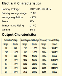 Transformateur de montage sur circuit imprimé scellé à l'époxy EI28*15.6, 110V, mini transformateur électronique de puissance de haute qualité - Product Image 3