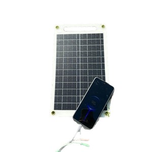 Flexible Solar Panel 10W <b>5V</b> 156.75mmx156.75mm For Mobile Charging Outdoor Use - Product Image 1