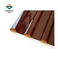 Plaque ondulée en polycarbonate transparent anti-UV 1,2 mm 1,3 mm 1,5 mm pour auvent extérieur