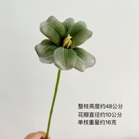 Bunga Tulip PU Warna Baru, Bunga Buatan, Ornamen Dekoratif untuk Ruang Tamu Meja Makan, Rangkaian Bunga Mewah