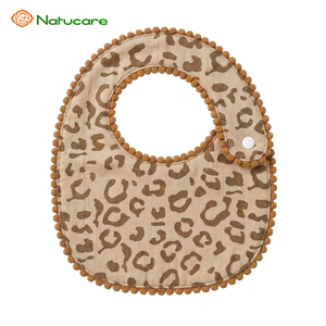 Bavaglino in Cotone Assorbente per Neonati, Bandana in Mussola per Bambini e Bambine, Bavaglino con Chiusura a Bottone per la Dentizione - Product Image 4