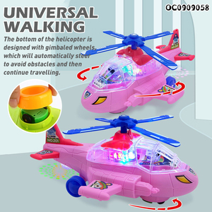 B/O jouets de <span class=keywords><strong>dessin</strong></span> <span class=keywords><strong>animé</strong></span> en plastique enfants planeur électrique avion hélicoptère avec son léger - Product Image 3