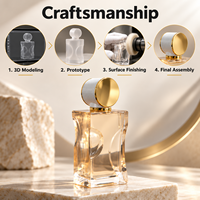 Bouteille de présentation cosmétique personnalisée Caamatech, luxueuse et stable, idéale pour les comptoirs de beauté des centres commerciaux