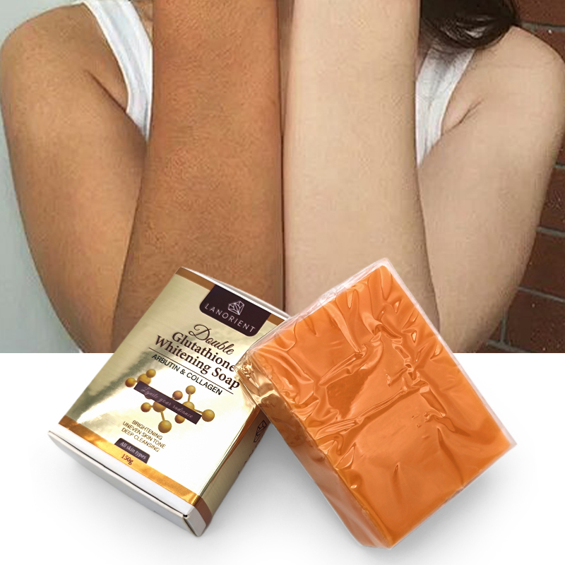 Private Label LANORIENT Skin Care Set Double-Glutathione Whitening Soap  Dark Spot Removal Kojic Acid Handmade Soap| Alibaba.com
