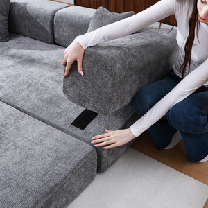 Grey ODM Corduroy Couch Seat Foldable Compressed Multi-Functional Compression <strong>Sofa</strong> Bed <strong>Sofa</strong> <strong>Sleeper</strong> for Living Room Fabric OEM - Product Image 3