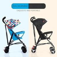 Poussette bébé pliable légère, pliage à une main, poussette parapluie portable pour enfants, toutes saisons, 3,6 kg, poussette de voyage