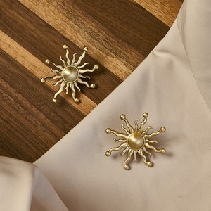 มือจับ<span class=keywords><strong>ตู้</strong></span>ครัวแบบกำหนดเอง ดีไซน์สร้างสรรค์ ทำจากทองเหลือง รูปทรงดอกทานตะวัน สำหรับเฟอร์นิเจอร์ ฮาร์ดแวร์ และลิ้นชัก - Product Image 5