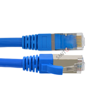 0,15 m 0,3 m 3M 5m 10m Cable de red CAT6 blindado FTP Cable de conexión de Internet 23AWG Cat6a Cable Ethernet