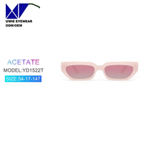 Lunettes de soleil polarisées UV400 à monture intégrale en acétate, taille 54-17-147, personnalisées OEM, pour adultes unisexes, fabriquées en usine certifiée ISO