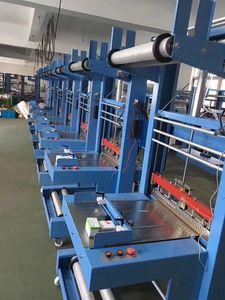 Scelleuse et enveloppeuse de film plastique PE <span class=keywords><strong>bleu</strong></span> FL-6540 pour <span class=keywords><strong>lessive</strong></span>, riz, barquettes, bouteilles de bière - Product Image 3