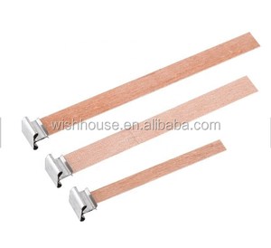 Mèche en bois écologique pour bougies, son crépitant naturel, mèche parfaite pour les bougies parfumées DIY, mèche en bois artisanale pour la fabrication de bougies - Product Image 3