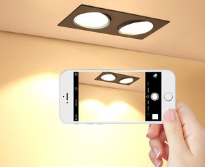 ไฟ LED ฝังฝ้าเพดานทรงสี่เหลี่ยม สีดำ อะลูมิเนียม 4100K แสงขาวธรรมชาติ 90lm/W AC 220V IP20 50000 ชั่วโมง CRI90 ปรับความสว่างได้ รับประกัน 3 ปี - Product Image 4