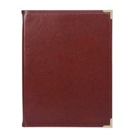 Porte-documents A4 en cuir PU pour présentations, certificats, diplômes, avec logo personnalisé, vente en gros