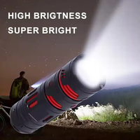 Lampe torche multifonctionnelle Foxhawk en alliage d'aluminium - Super lumineuse, étanche IP65, faisceau réglable, 10 ans de garantie