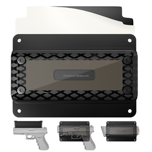 Support magnétique tactique avec adhésifs 3M, résistance de 55 LBS, revêtement en caoutchouc et coussinet antidérapant en silicone - Product Image 1