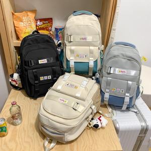 Sac à dos imperméable à fermeture éclair pour filles, étudiants du <span class=keywords><strong>collège</strong></span> et du lycée, mode Harajuku, grande capacité, sac à dos pour ordinateur - Product Image 3