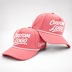 Gorra de Golf de Cinco Paneles con Bordado 3D, Insignia Personalizada OEM, Alta Calidad, Bajo MOQ, Cierre de Velcro, Protección Solar, para Exteriores - Product Image 1