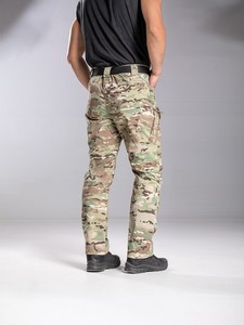 Pantaloni <span class=keywords><strong>Cargo</strong></span> Impermeabili da Uomo, Pantaloni Tattici Verde Oliva, Pantaloni da Escursionismo Multi-Tasche Neri per Uomo - Product Image 4