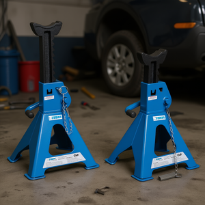 Par de soportes de acero de alta resistencia Fervi con capacidad de 2 toneladas para automóviles - Product Image 3