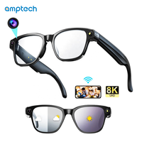 Lunettes Intelligentes à Intensité Variable IA 2026 avec Caméra 8MP, Verres à Changement de Couleur Contrôlés par Touche, Traduction, Appel Bluetooth et Musique