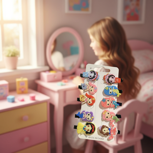 Trending Vintage scintillante cuore fiocco clip per capelli in cristallo di paillettes moda per ragazze vendita calda all'ingrosso in lega di metallo decorazione per capelli - Product Image 3