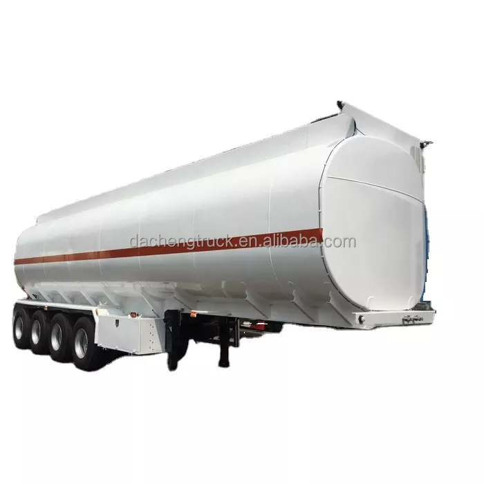 3-х осевой алюминиевый масляный бак, резервуар для воды Жидкость топливный танкер для перевозки б/у танкер для перевозки бензина, полуприцеп