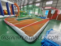 Plateforme aquatique gonflable personnalisée Aqua Ocean, plateforme de baignade gonflable, quai gonflable