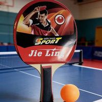 Racchetta da Ping Pong Jieling 2209 con Impugnatura Penhold, Base in Legno di Pioppo, 3/5/6/7/13/17 Strati, 158x152mm, 200g