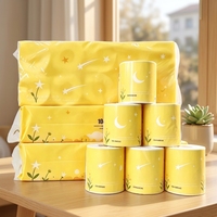 Rouleau de papier toilette en pâte de bois vierge à 100 %, soluble, personnalisé, OEM ODM, vente en gros, prix compétitif, direct fabricant