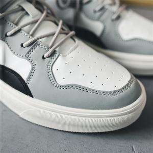 Популярные дешевые модные мужские кроссовки с индивидуальным логотипом из искусственной кожи с высоким верхом, белые мужские нефирменные ботинки - Product Image 2