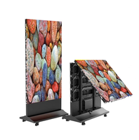 Affichage publicitaire numérique LED couleur pleine gamme P2.5 avec écran miroir, homologué IP65 pour intérieur/extérieur